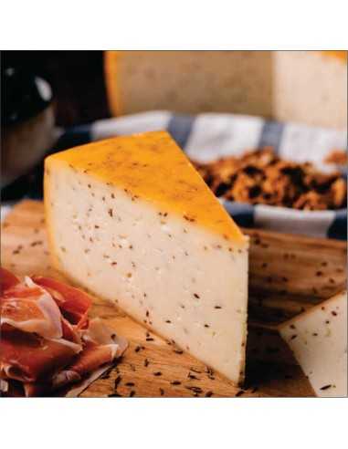 Branza maturata cu chimen