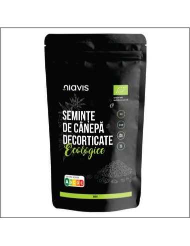 Seminte de canepa decorticate raw bio 200g