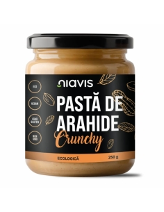 Pasta de arahide crunchy bio 250g