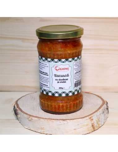 Zacusca cu dovlecei si ardei