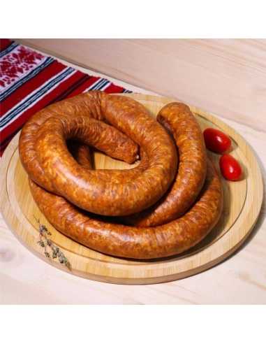 Cârnați afumați de mangaliță de casă