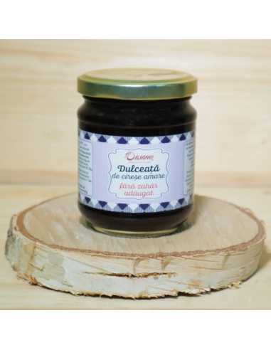 Dulceata de cirese amare fara zahar